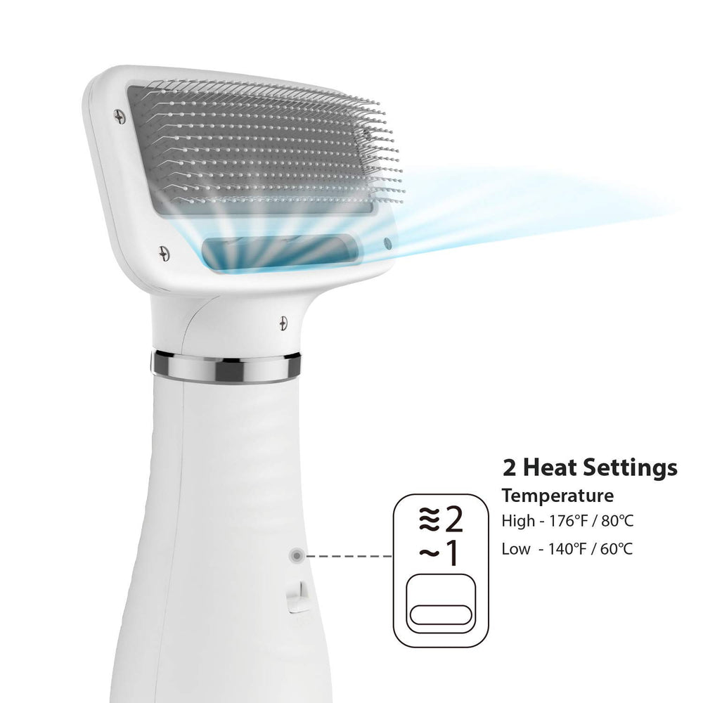 iPettie narrow-gap slicker brush designed for undercoat and short coats