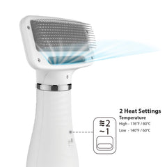 iPettie narrow-gap slicker brush designed for undercoat and short coats