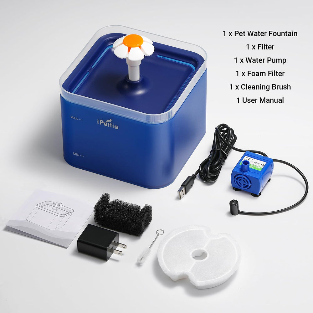 ipetie Neverland fountain blue water purification helps pet hydration with clearer water