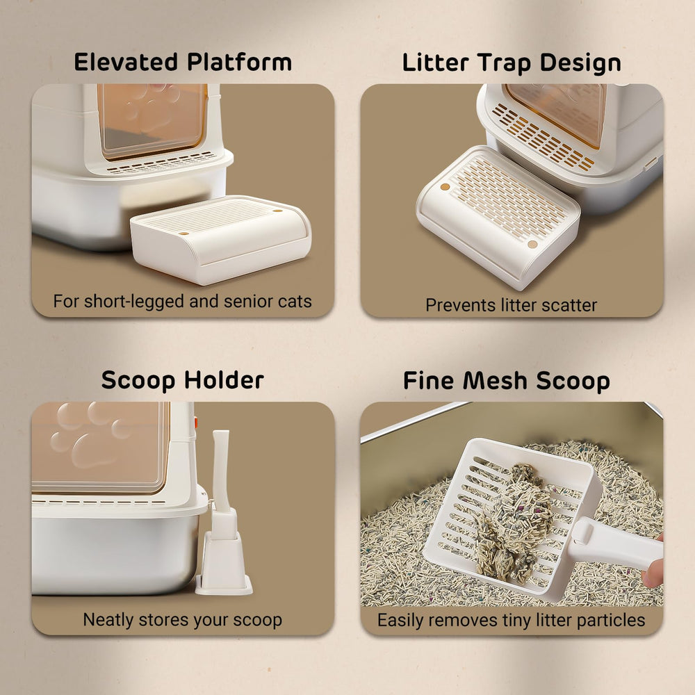 iPettie S01 easy-clean 3-layer shell simplifies setup and maintenance.