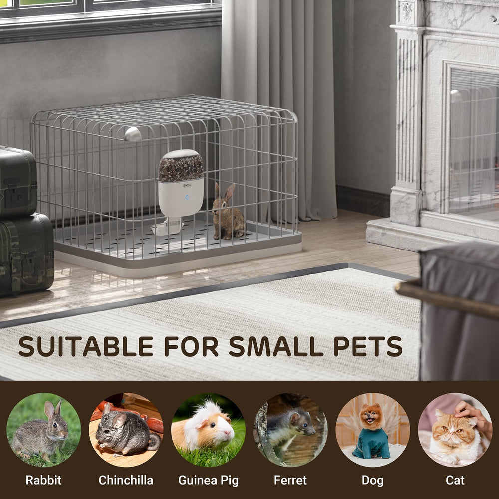 iPettie Smart WiFi Hanging Feeder 62oz capacity supports longer feeding intervals.