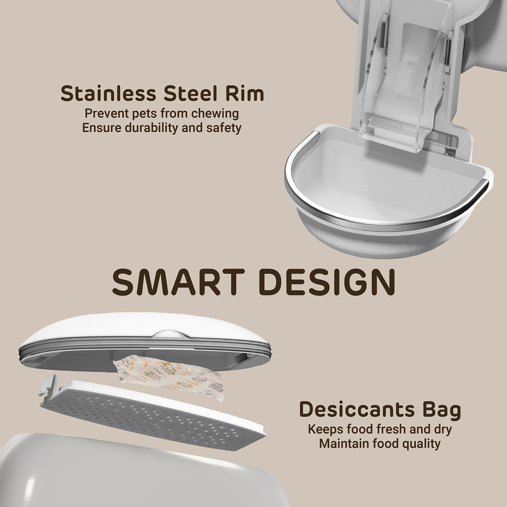 iPettie Smart WiFi Hanging Feeder app-control shot for convenient scheduling.
