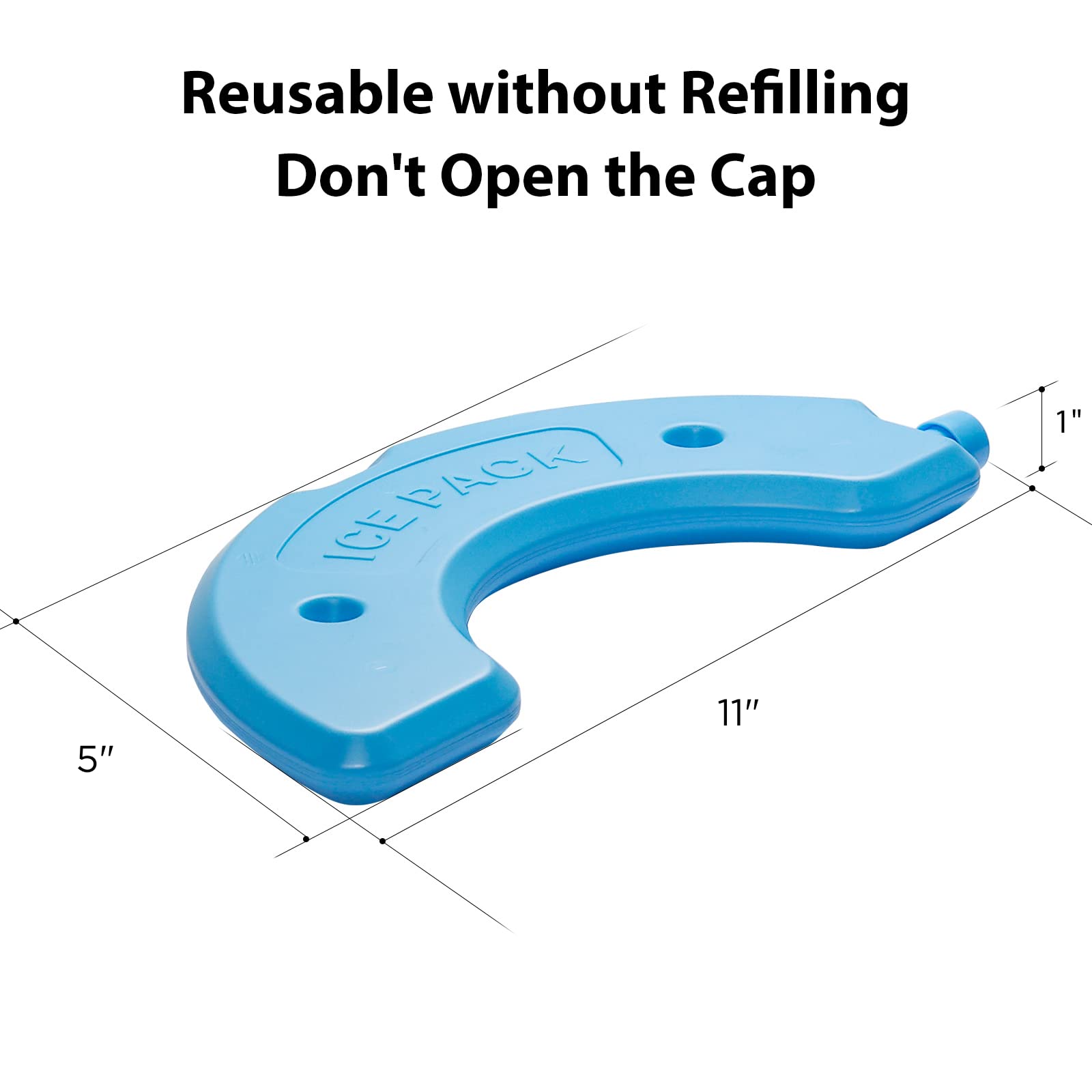 iPettie two-pack ice packs provide long-lasting cooling for multi-day use