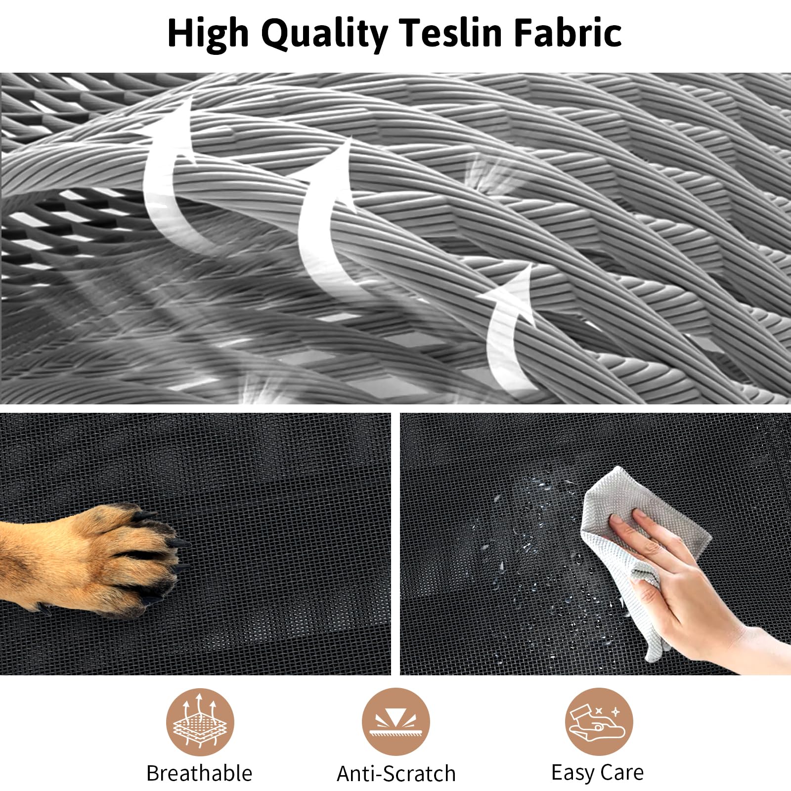 Ipixune bed folded, no-setup design for effortless portability