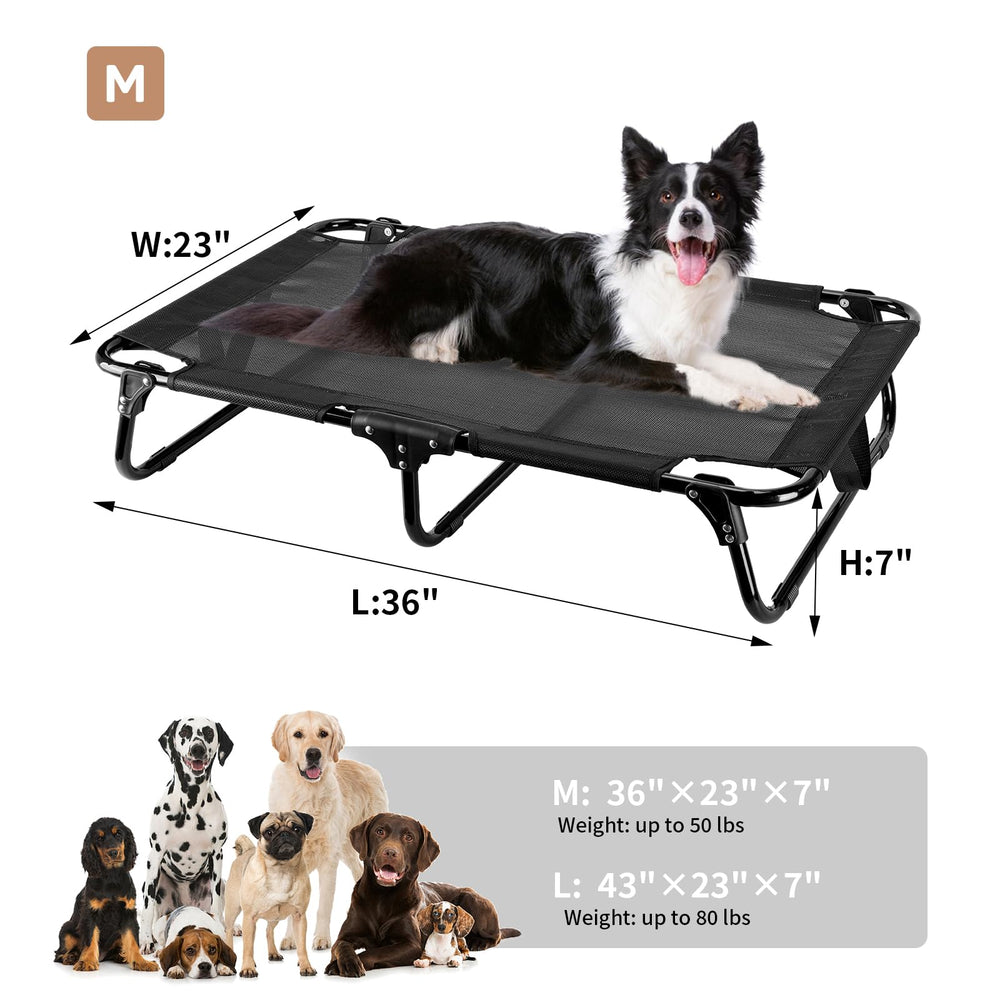 Ipixune elevated bed closeup shows non-slip feet