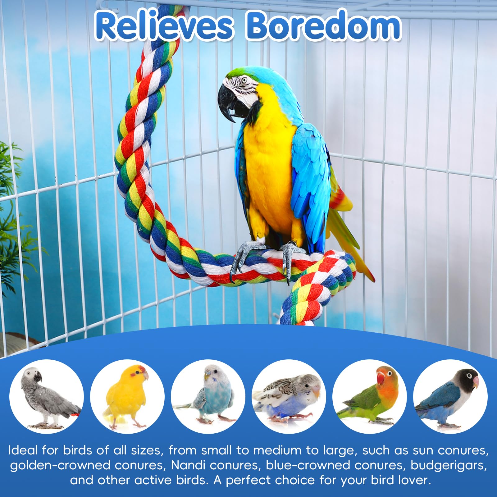 iplusmile juguete mordible para aves, ayuda a satisfacer instinto de morder