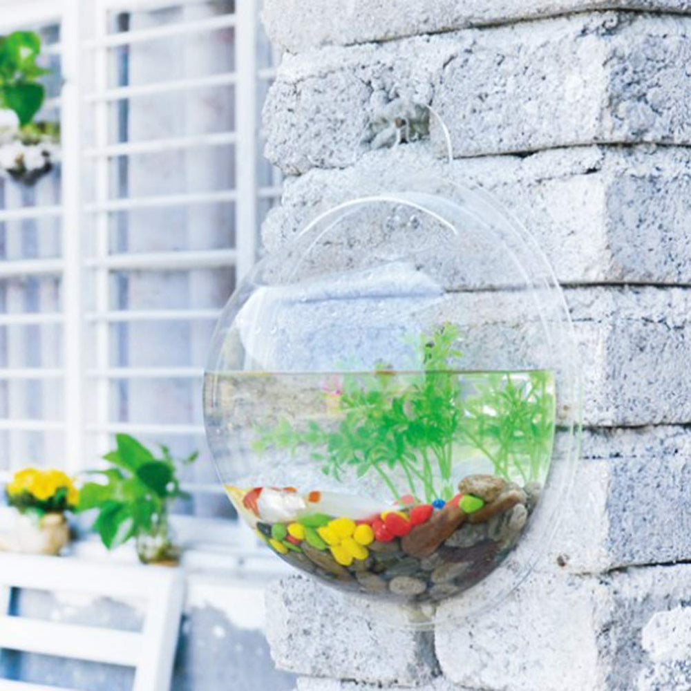 iplusmile multiuse-wall-tank-pot supports fish display and plant-friendly gardening.
