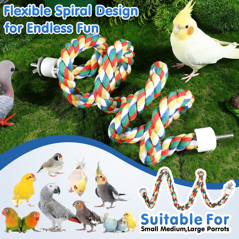 iplusmile percha para jaula, promueve ejercicio y coordinacion en aves