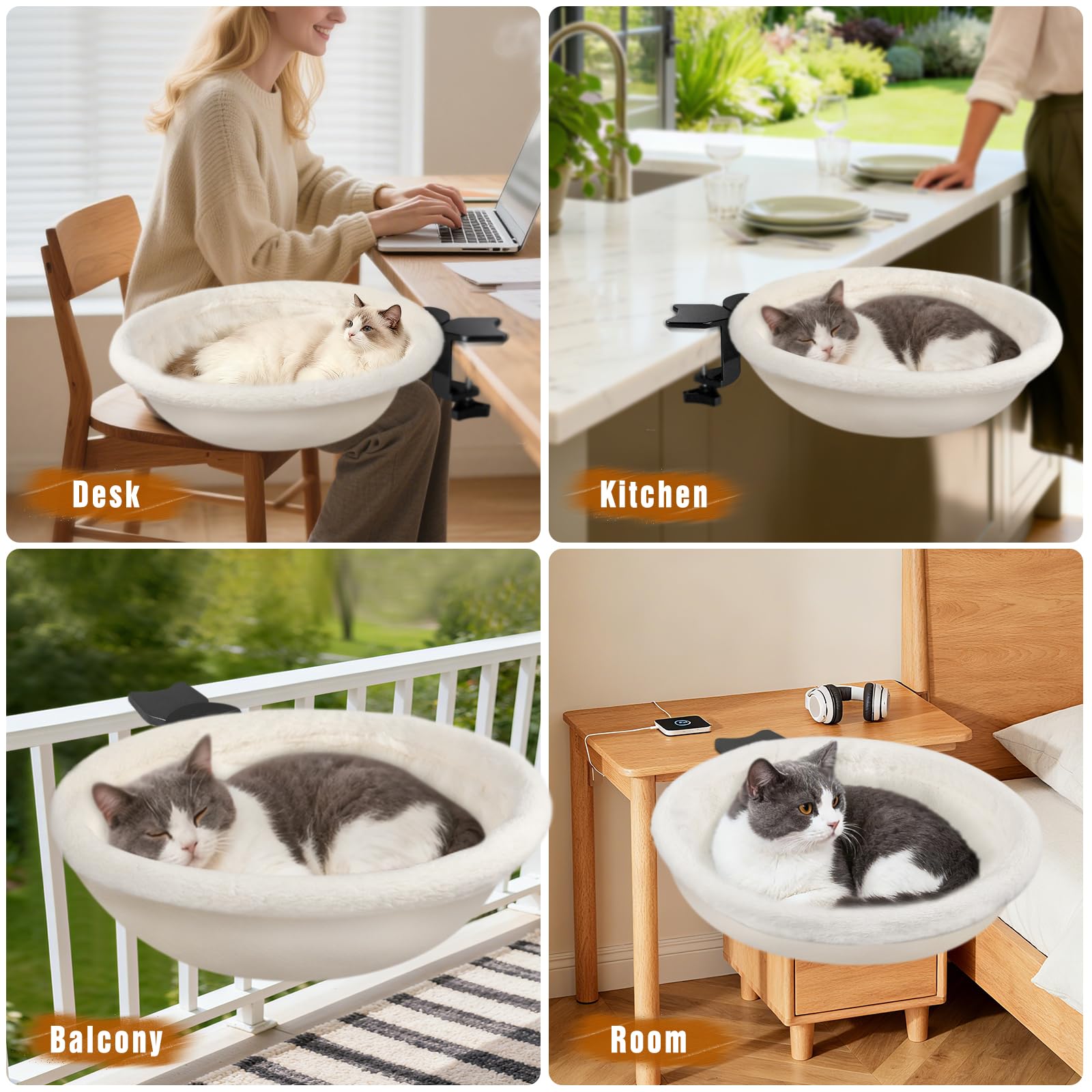IPOW 40lb capacity showcases strong hold for larger cats or multiple pets.