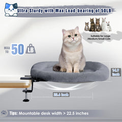 IPOW foldable 90° cat perch saves space in small living areas