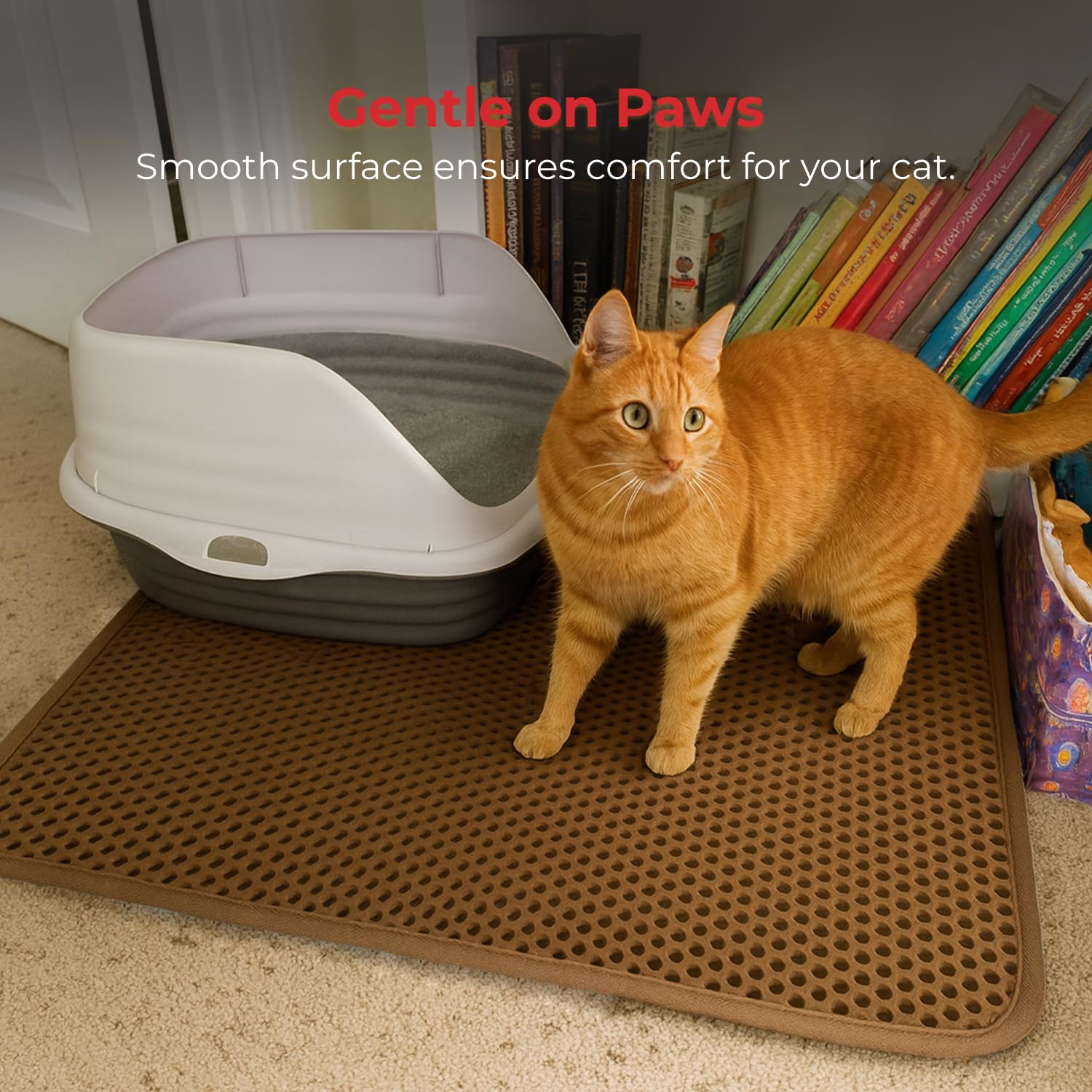 iPrimio mat featuring EZ Open Edge for easy cleaning