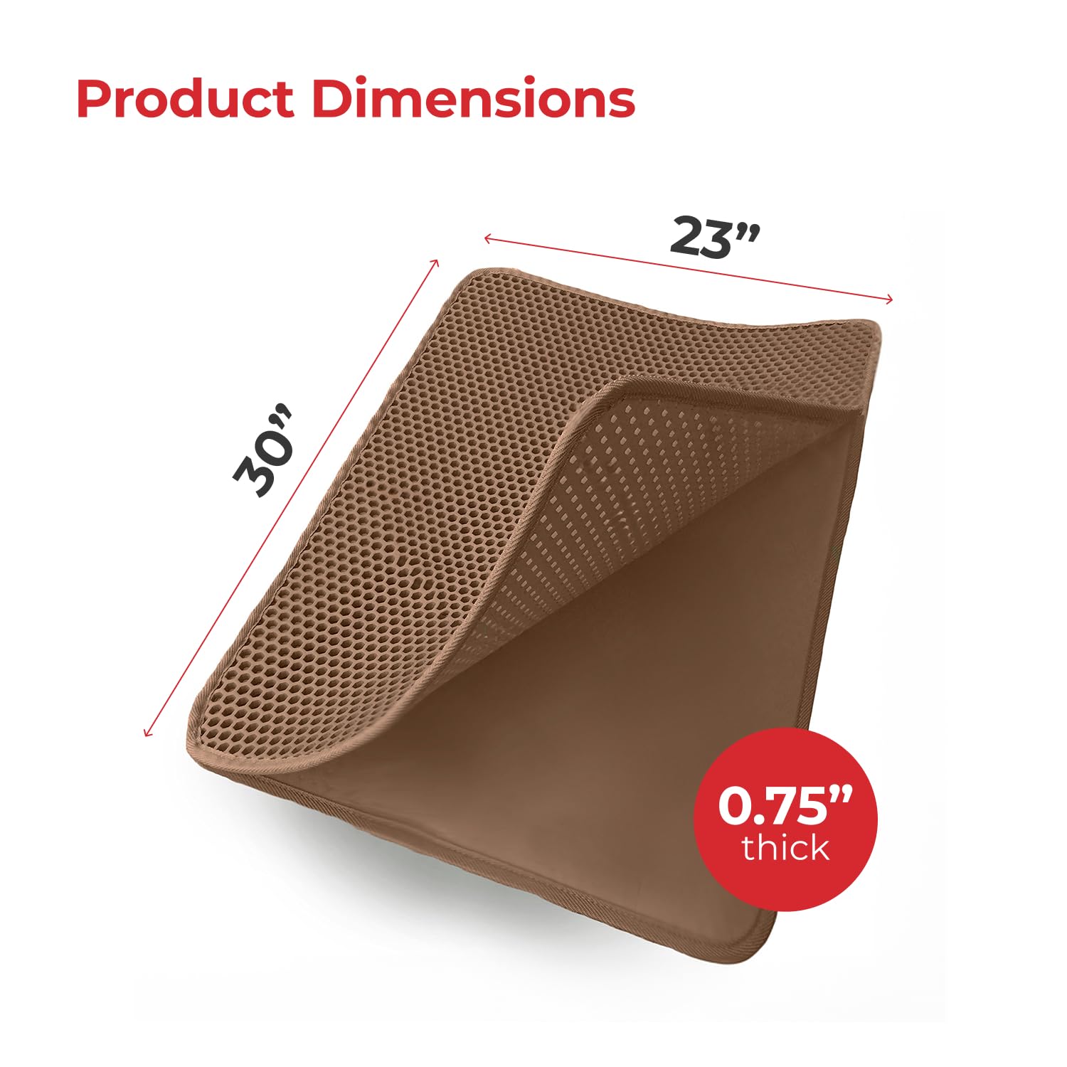 iPrimio mat demonstrating puppy pad option for heavy urine protection
