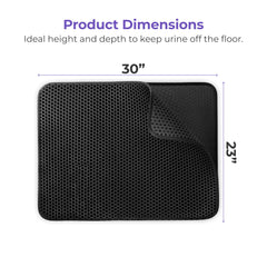 iPrimio litter mat waterproof bottom shielding floors from spills