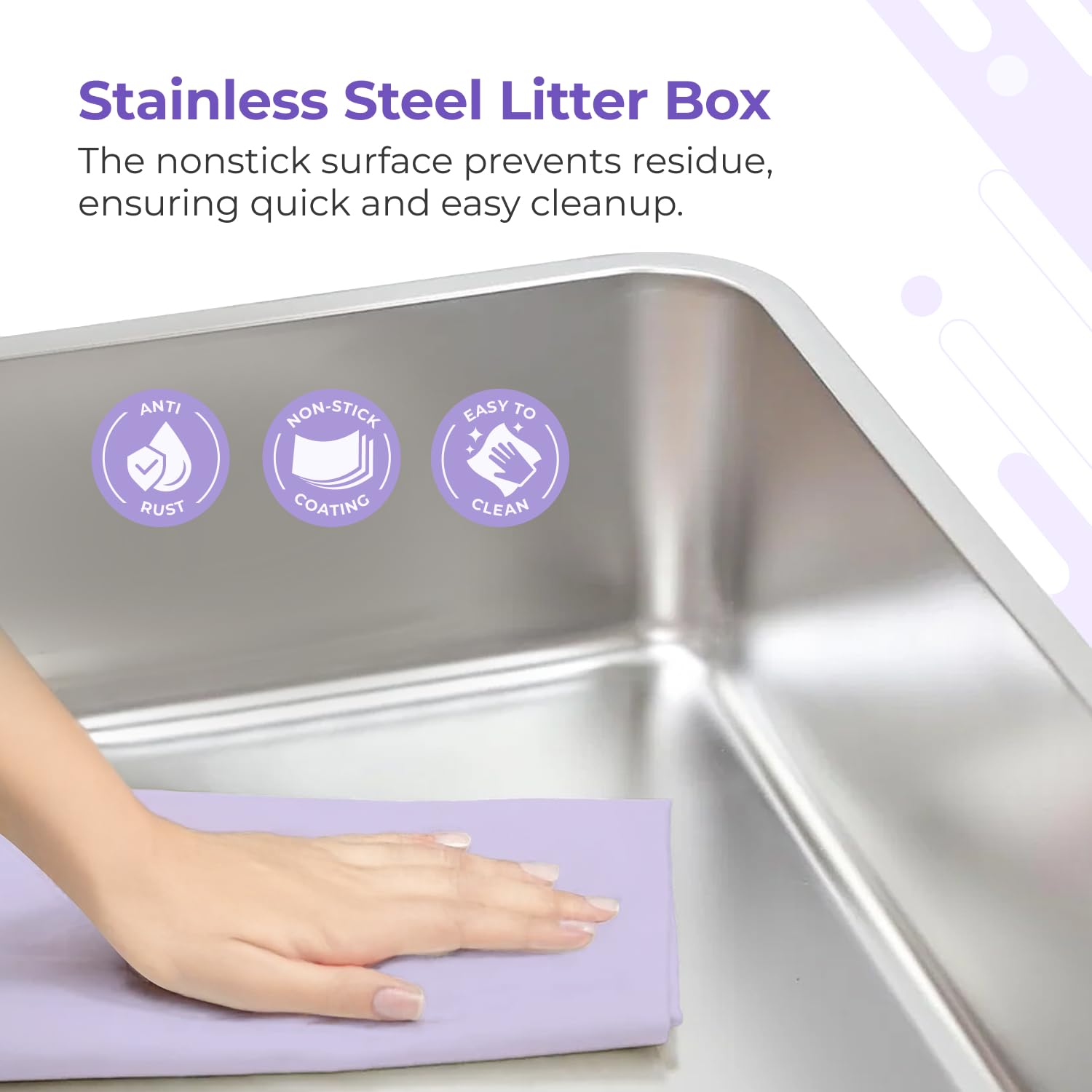 iPrimio large-breed suitable litter box interior