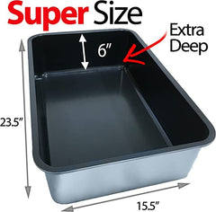 iPrimio litter box with smooth edges for safe handling during cleaning