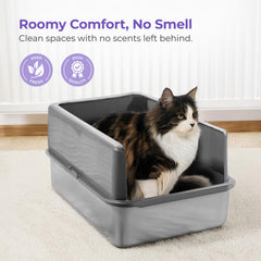 iPrimio XL spacious design gives large cats room to move and dig
