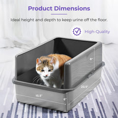 iPrimio XL enclosure-open angle emphasizes easy access and quick scooping