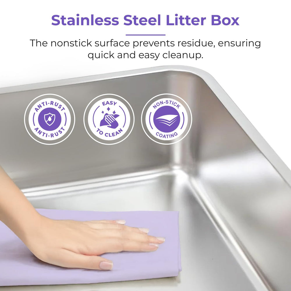 iPrimio XL edge holes support attaching a scooper holder for organized sanitation tools