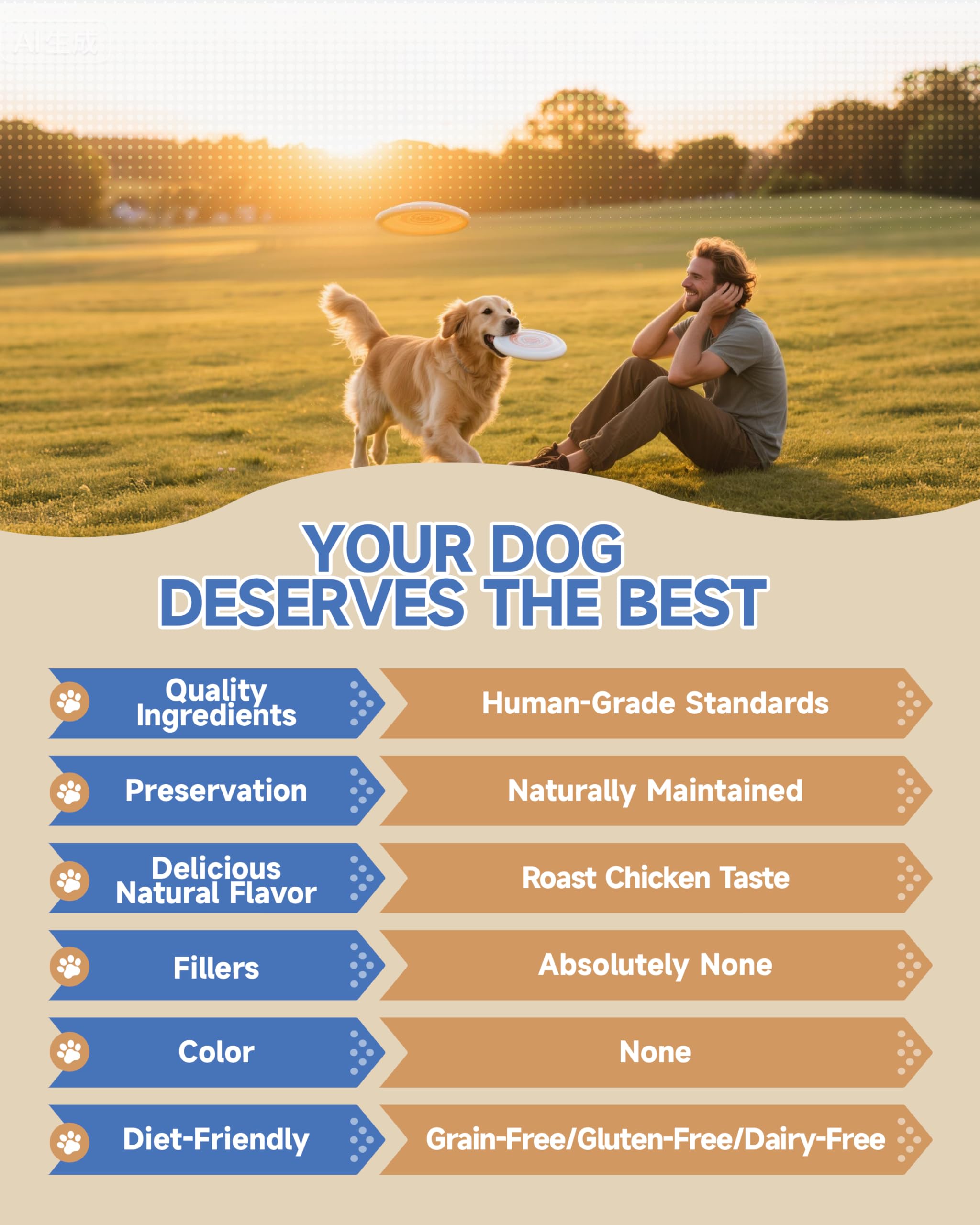 IRALUN 60mL bottle emphasizes convenient daily dose and roast chicken flavor for dogs.