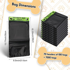 Ireer dog waste bags leakproof in a dispenser for outdoor use