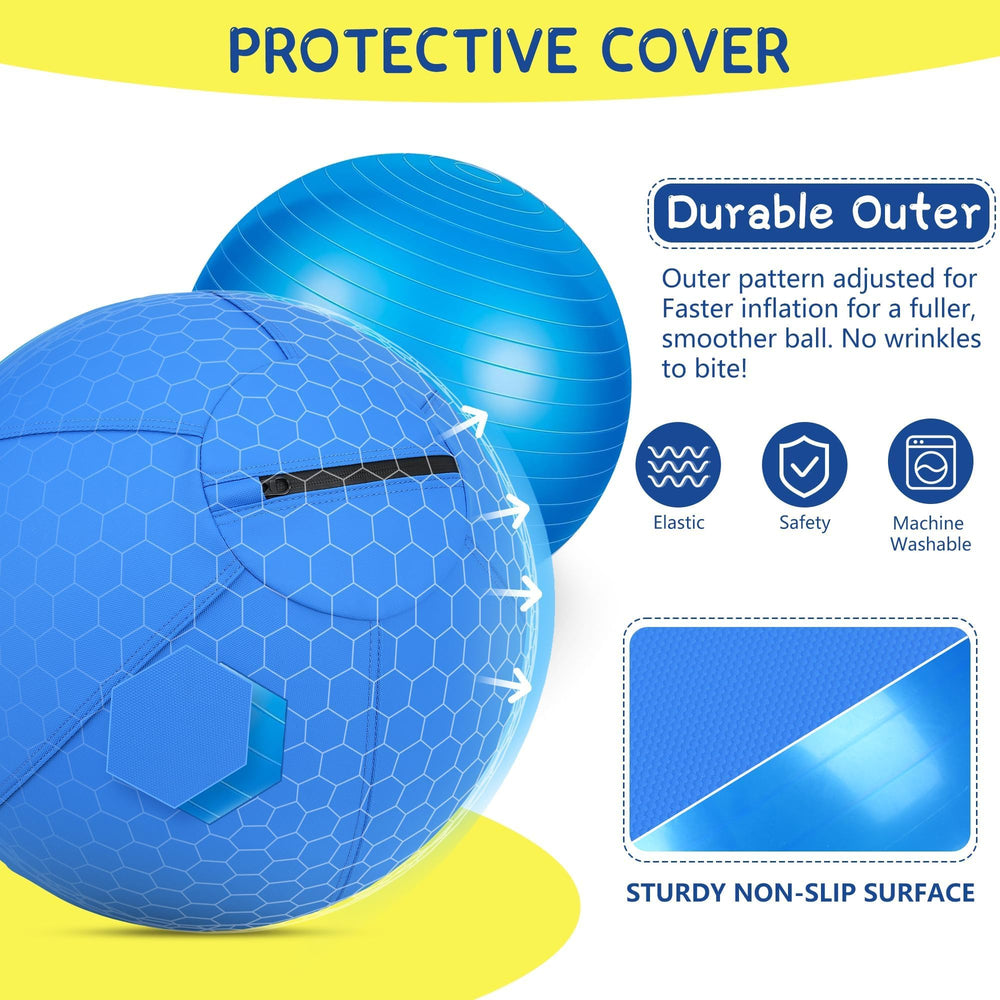 Irondance Herding Ball anti-burst inner bladder detail emphasizes safety