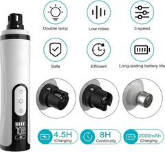 Irsnianianfa Silent Groom Pro highlighting three-speed control for thick nails