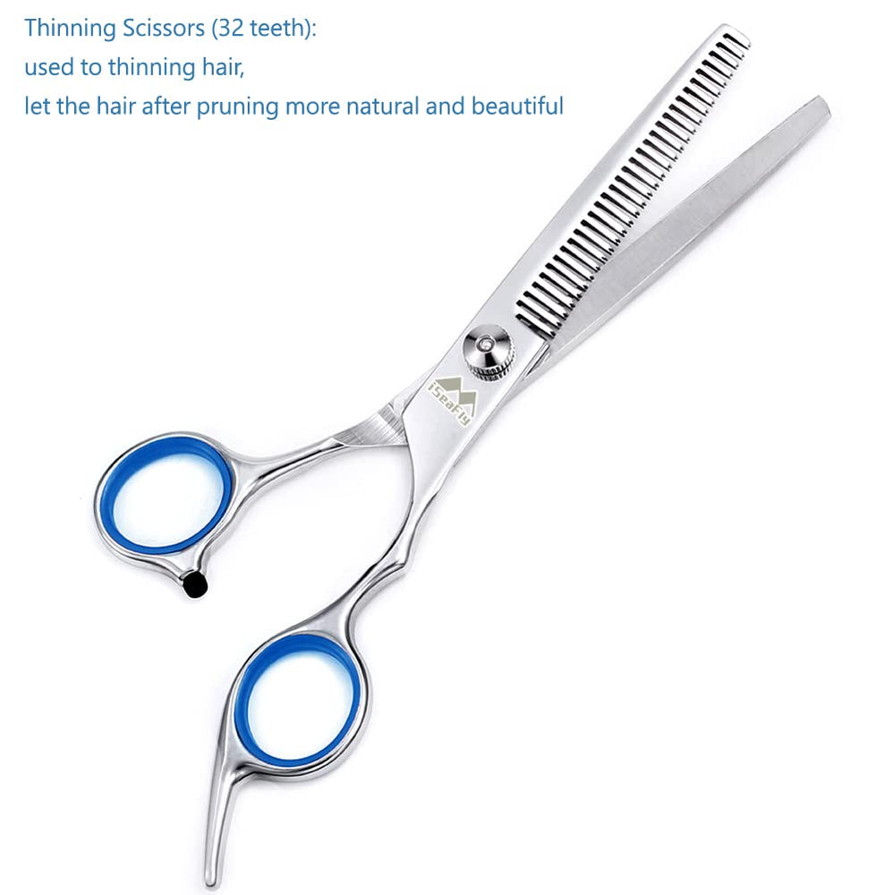 iseafly curved scissors for precise detailing during grooming