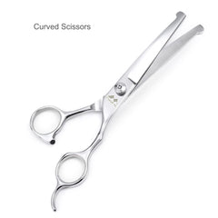 iSeaFly dog grooming scissors 5.3-inch straight for delicate areas