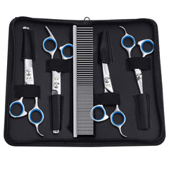 iseafly grooming kit contents include multiple scissor types and accessories for full-body pet grooming