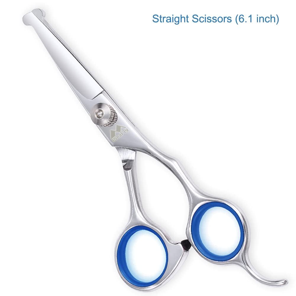 iseafly pet comb helps detangle fur before trimming for smoother results