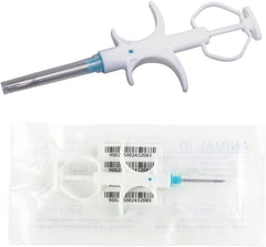 ISENVO microchip packaging; sterile packaging emphasizes safety and ready-to-implant.