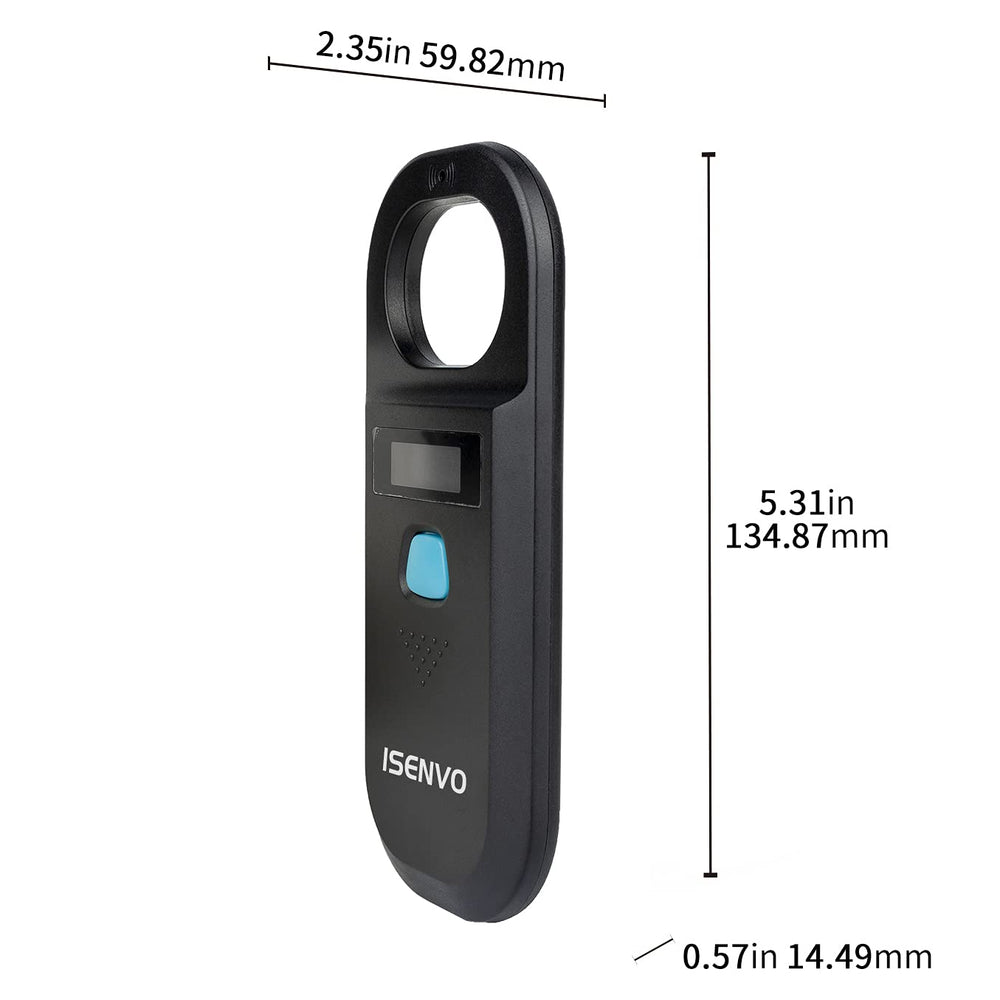 ISENVO portable reader for pets on the go and quick reunions