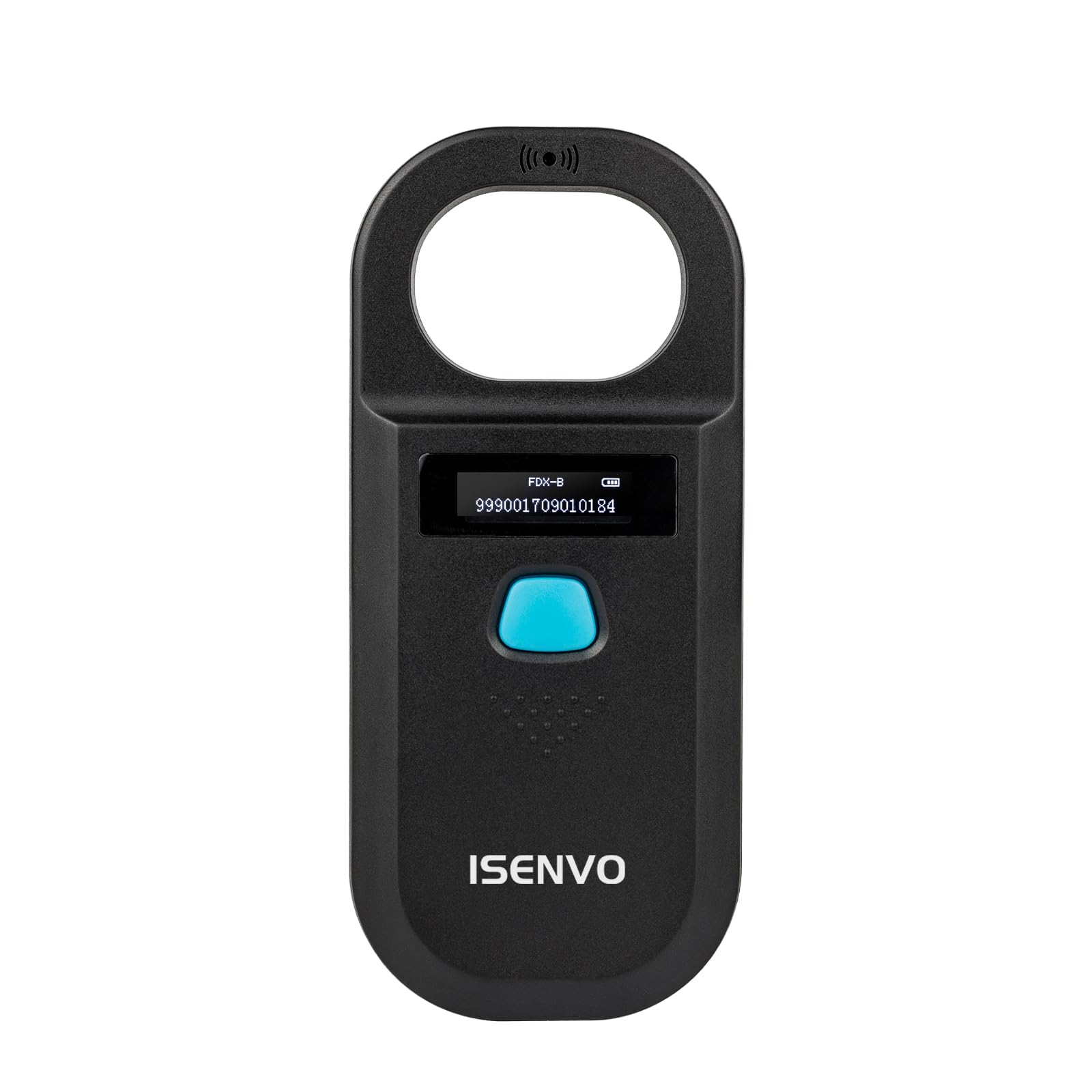 ISENVO Pet Microchip Scanner front view for quick chip reads on pets at home