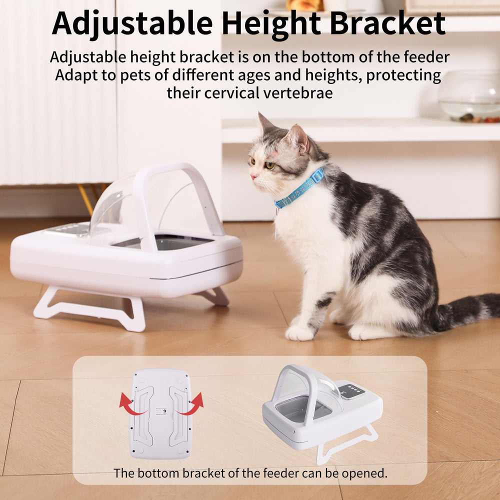 ISENVO Unauthorized pet blocking system with color indicators for safe feeding.