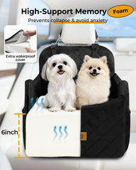 Ishineon dog car seat waterproof cover protects the cushion during trips.