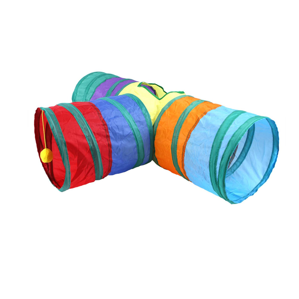 ISMARTEN rainbow tunnel 3-way; safe dyes and large size for shared fun.