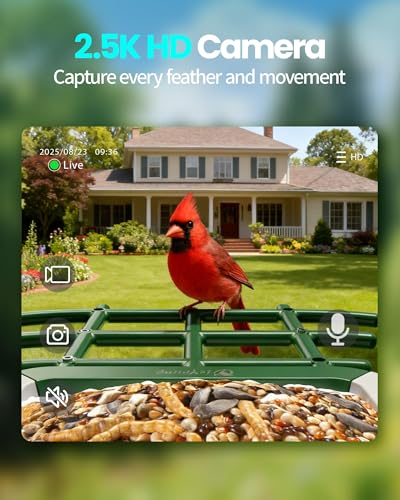 isYoung Weatherproof Bird Feeder in IP65 enclosure withstands rain and snow