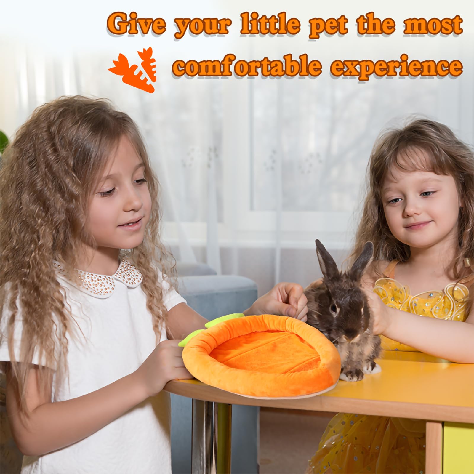 ITANDME Indoor-bunny-bed complements home decor while giving pets a comfy retreat.