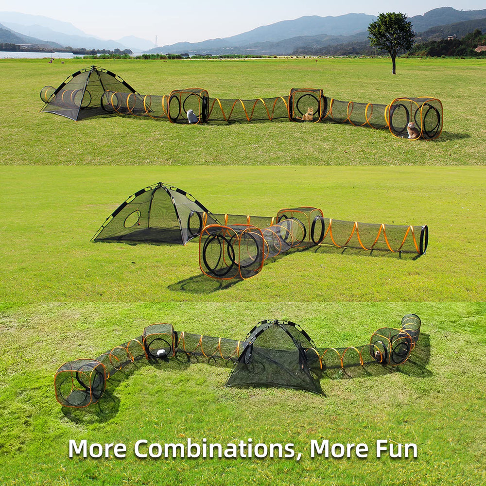 ITENT X-Large Cat Enclosures dimensions image showcases 74 by 74 by 36 inches.