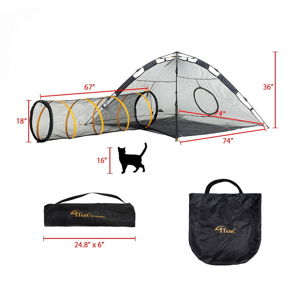 ITENT X-Large Cat Enclosures interior space demonstrates suitability for multiple small animals.