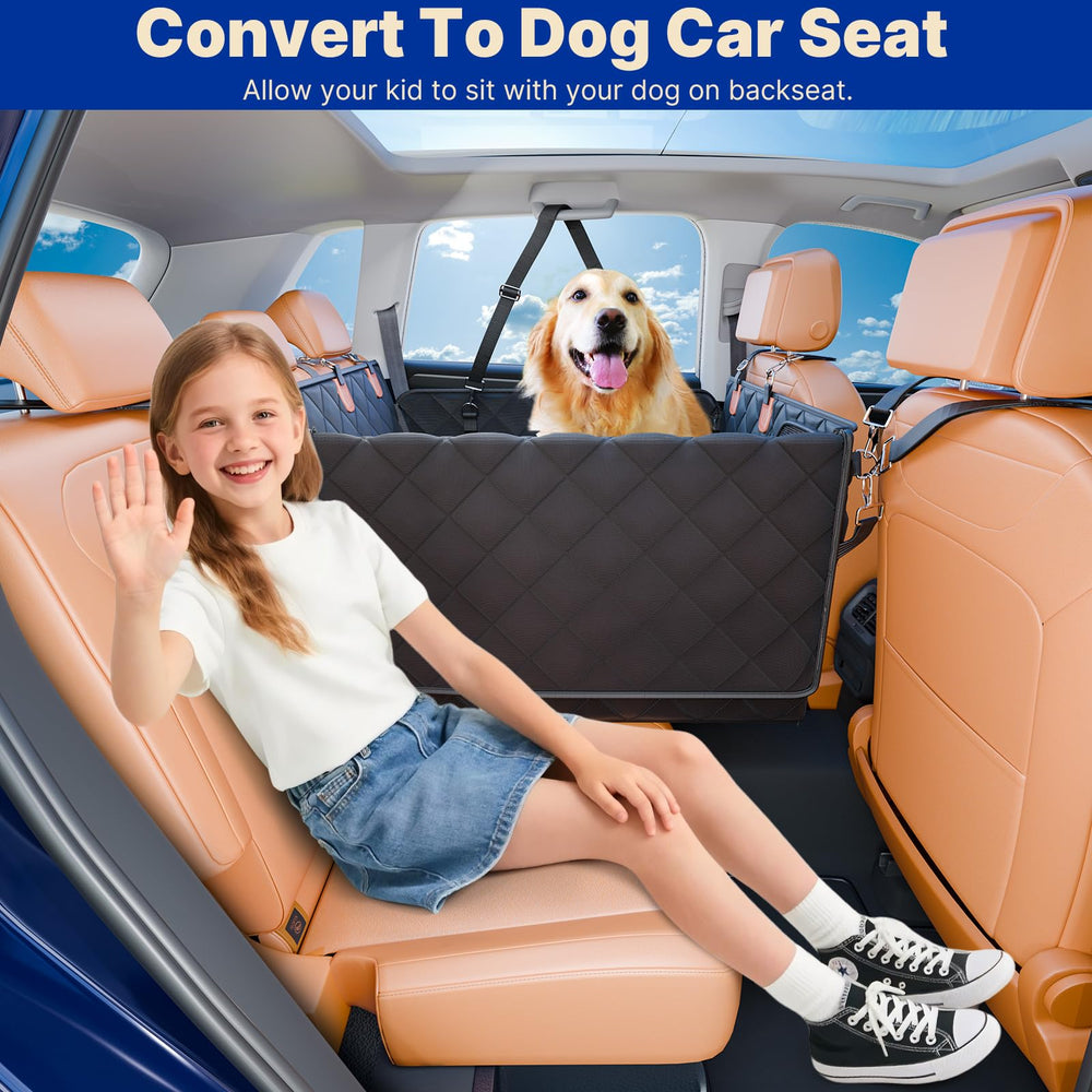 ITNAST hard bottom dog hammock 400lbs supports secure road trips.