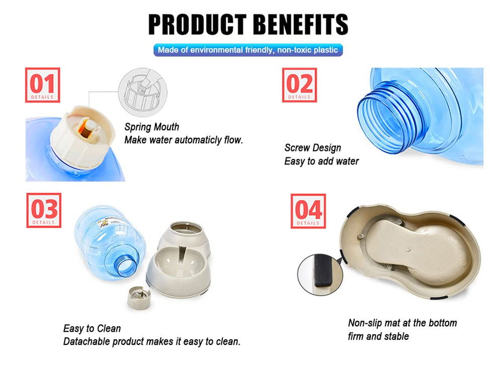 Ito Rocky-detachable-tower-design emphasizes easy cleaning and reassembly.