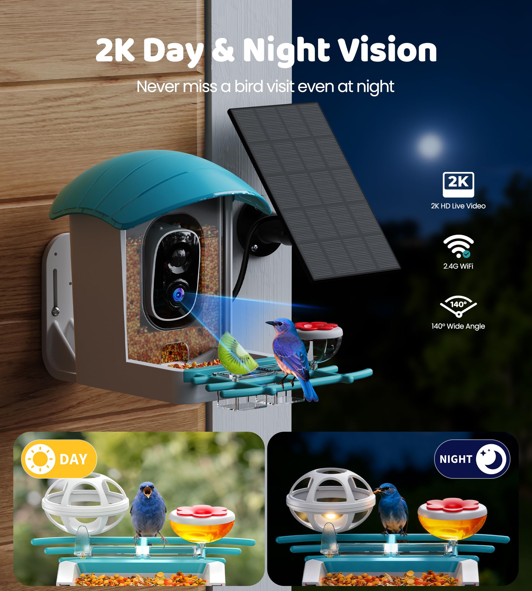 IUUZEUL SD/cloud storage supports easy video saving and sharing.