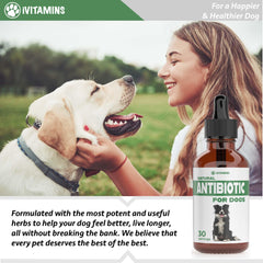 iVitamins bacon-flavored dog antibiotic aids palatable dosing