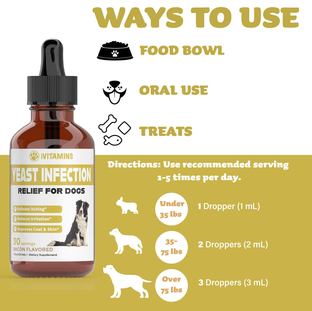 iVitamins dog ear-relief drops help support healthy ears and itching reduction