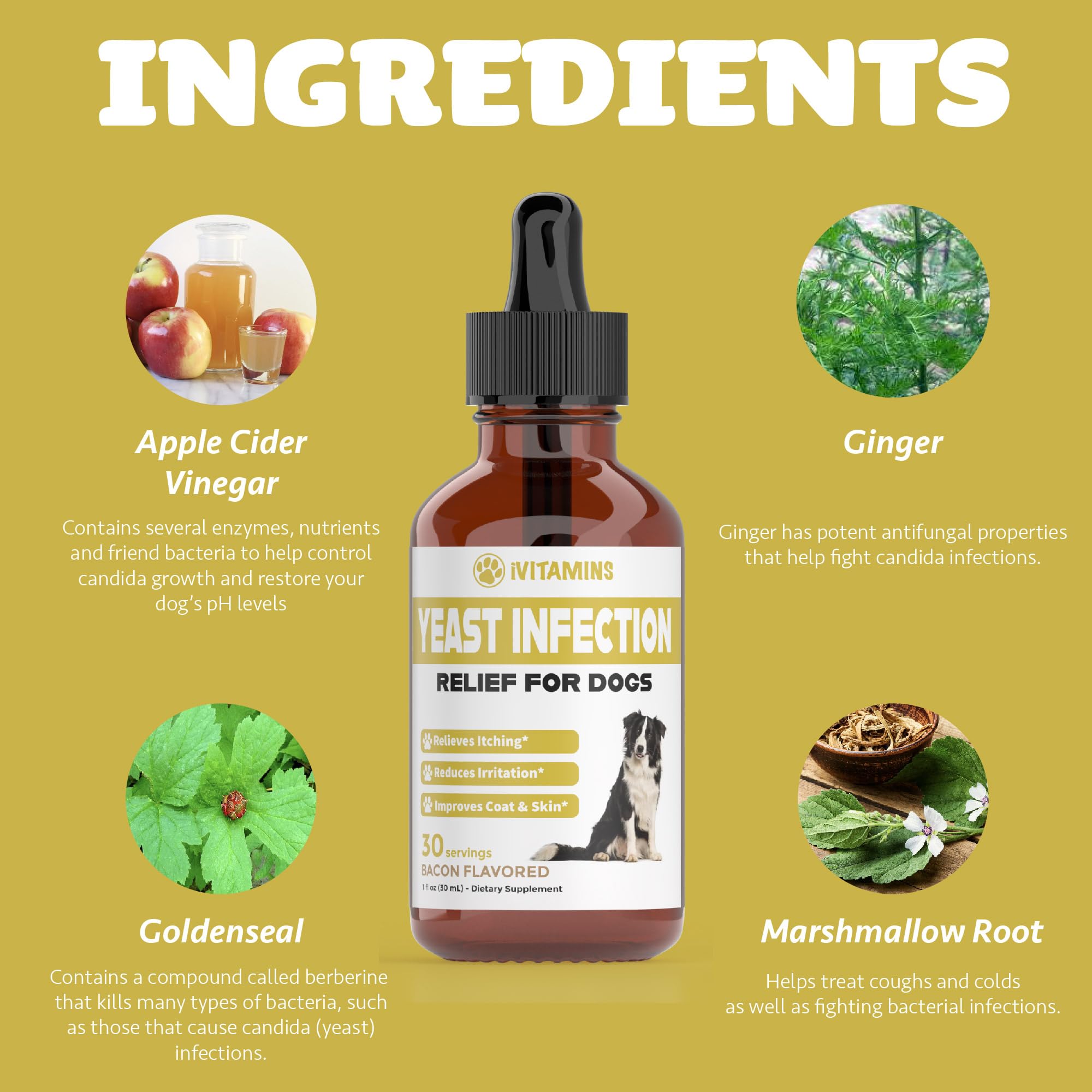 iVitamins liquid formula pours easily and blends into meals for consistent dosing
