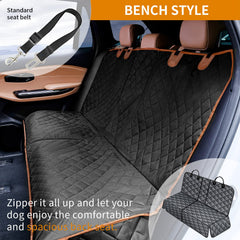 IVY&LANE dog seat cover 4-in-1 design enables hammock, bench, trunk modes