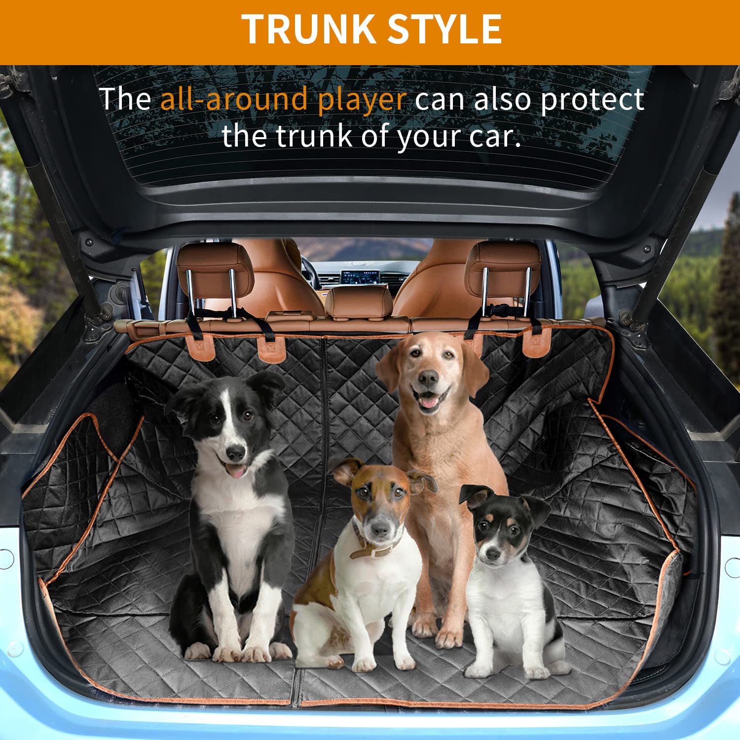 IVY&LANE dog seat cover anti-slip bottom keeps dogs secure