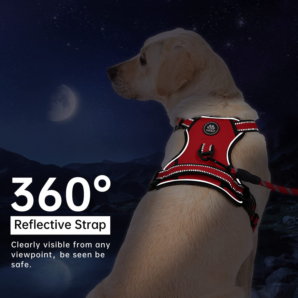 IVY&LANE No Pull Harness 360-degree reflective strip boosts nighttime visibility