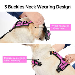 IVY&LANE No Pull Harness reflective 360 degree strip boosts night visibility